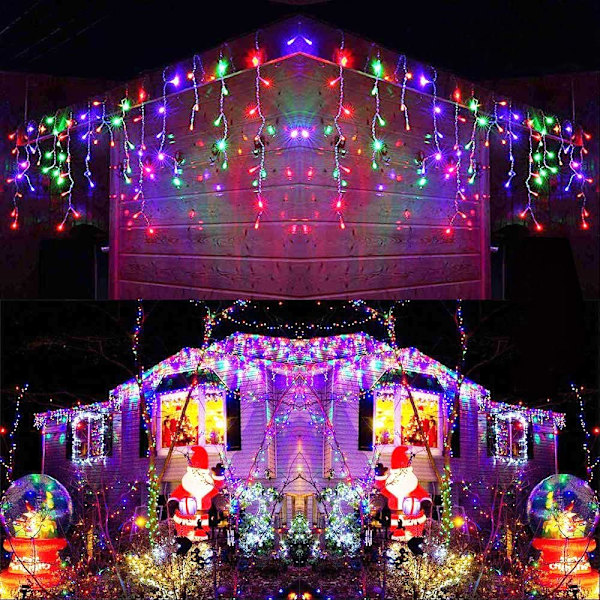 LED fönstergardin ljusslinga