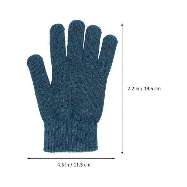 Vintervarme hansker strikkede hansker for vinterbruk 1 par tykt materiale