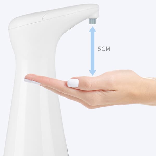 Effektiv Automatisk Tvåldispenser, Beröringsfri Sensor för Snabb Dispensering, ABS PC-Material Säkerställer Hållbarhet och Säkerhet (200ml)