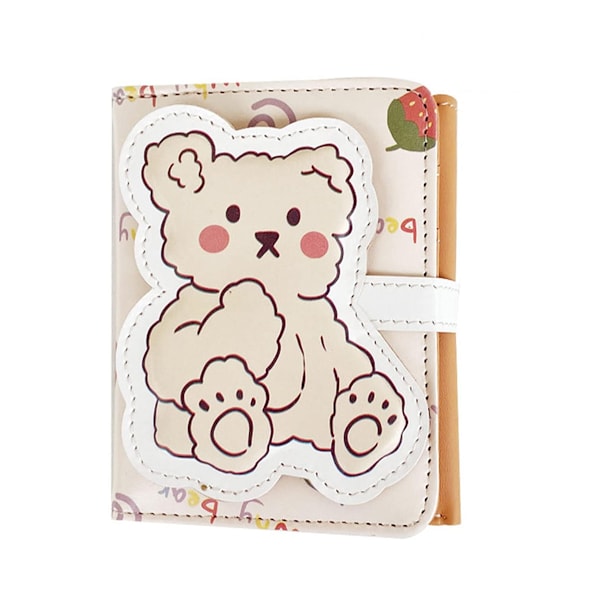 Kawaii Nalle Plånbok Söt Cartoon Korthållare Flickor Myntväska