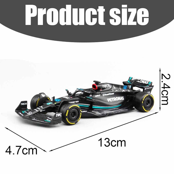 Bimeko Formelbilmodel Lafali F1 LAFHA Racerbilmodel 1:43 Formel Legering Modelbil Sving