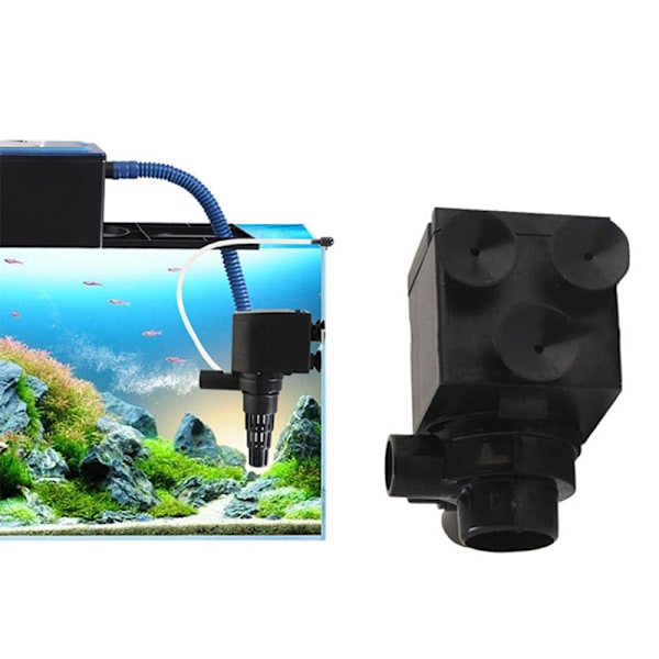 Fisketankfilter Profesjonell 3 i 1 Oksygenering Filtrering Sirkulerende Vann Akvarium Toppfilter WP 880F