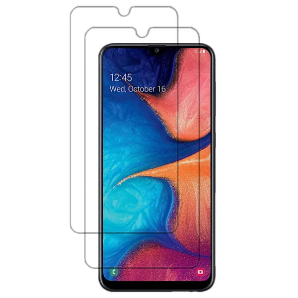 2-pack - Samsung Galaxy A20e - Härdat glas