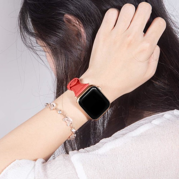 Yhteensopiva Apple Watch Ranneke 38mm 40mm 42mm 44mm Naiset, Ohut