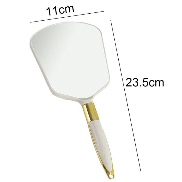 Handheld Mirror with Handle, for Vanity Makeup Home Salon