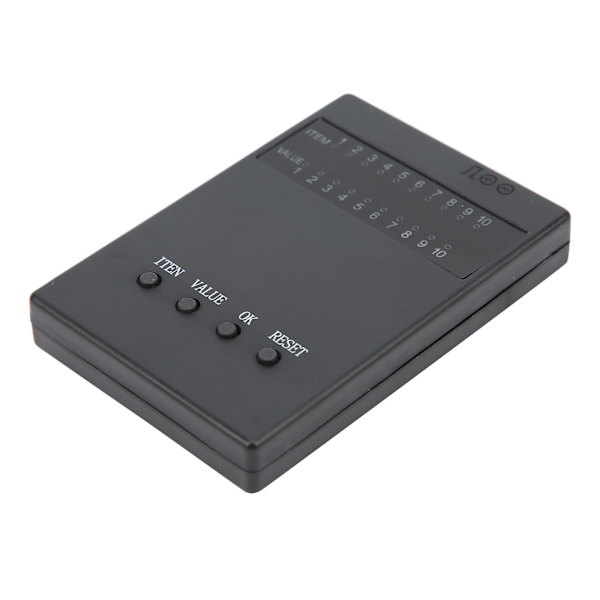 35A børsteløs ESC elektrisk hastighedsregulator programkort passer til 1/18 1/16 RC bilmodel (blå)