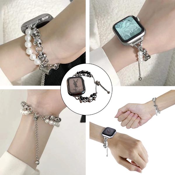 Kompatibel med Apple Watch-armband, dam 41mm 40mm 38mm