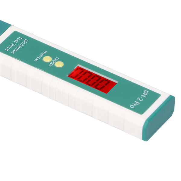 PH-meter Digital PH-tester Pen med teststrimmelfunktion Termometer til drikkevandspool