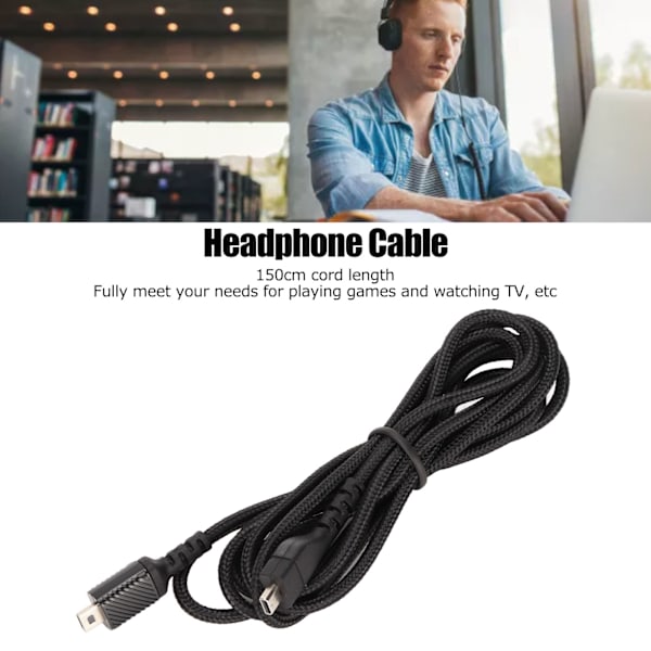 Hovedtelefonkabel Udskiftning Gaming Headset Lydledning til Steelseries Arctis 3 Arctis 5 Arctis 7 Arctis Pro 4.9ft