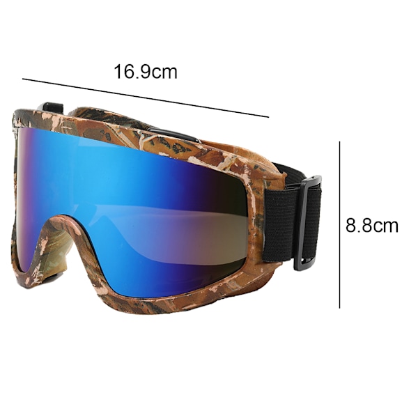 Goggle Motocross Vind Støvbeskyttelse Aviator Briller Snowboard Briller