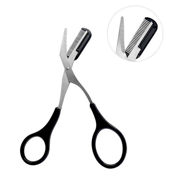 Eyebrow scissors trimmer scissors with comb for trimming the eyebrow