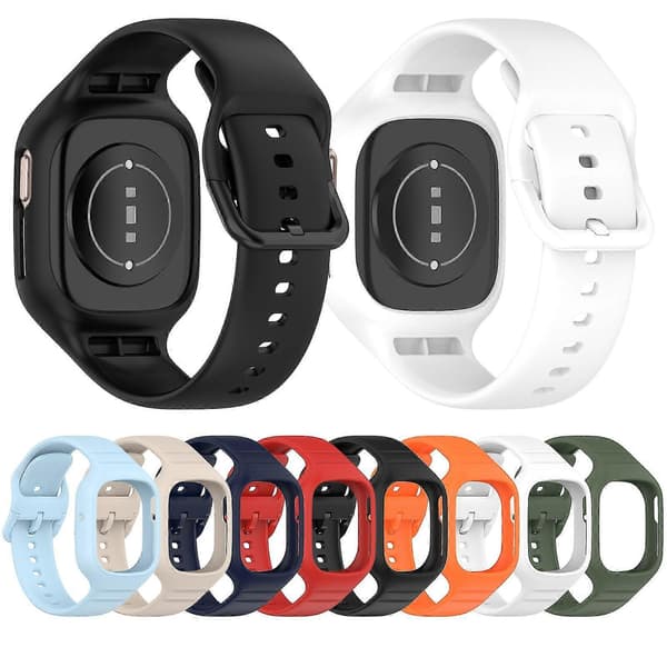 Integrert silikonklokkerem for Honor Watch 4 Black