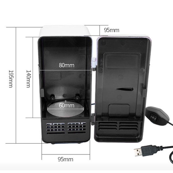 USB-jääkaappi mini lämpöeristys mini jääkaappi kylmälaite opiskelijajääkaappi mini Mini jääkaappi usb