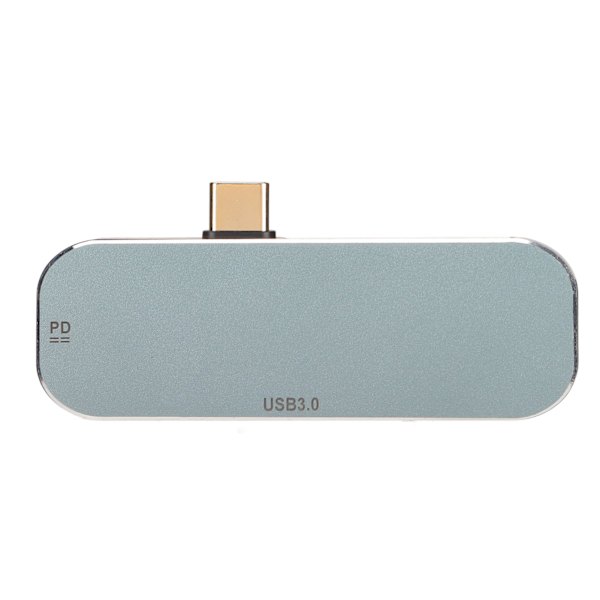 Tyyppi C -keskitin PD-latausportti 5-in-1 Hot Plug -toiminto Hopea alumiiniseos USB C -keskitin moniporttisovitin tablettia varten