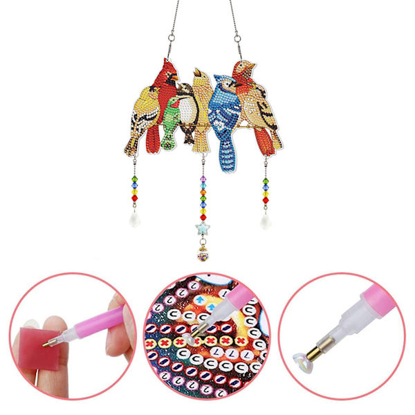 DIY Diamantmålning Hänge, Djur Diamantmålning Prydnader