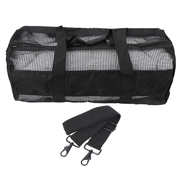 Nylon bærbar undervandsdykkerudstyr holdbar PVC-belægning netpose opbevaringspose