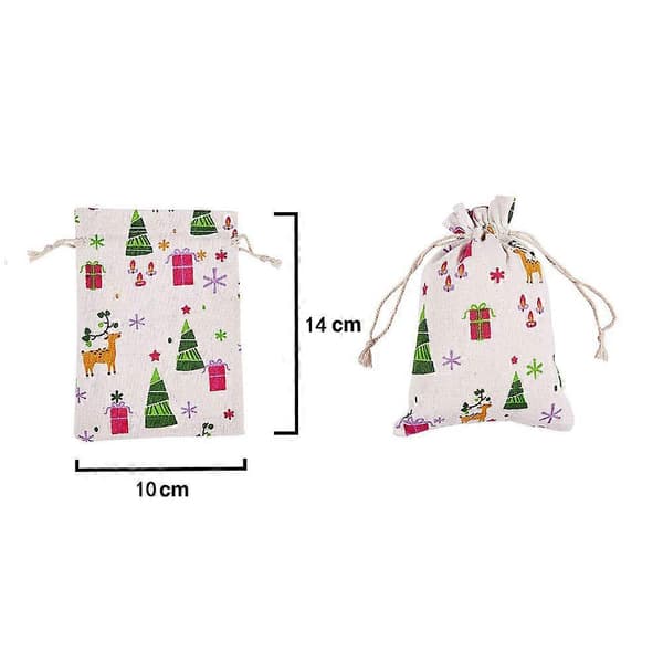 Julkalender förvaringspåsar DIY presentpåse-set för förvaring 153 delar