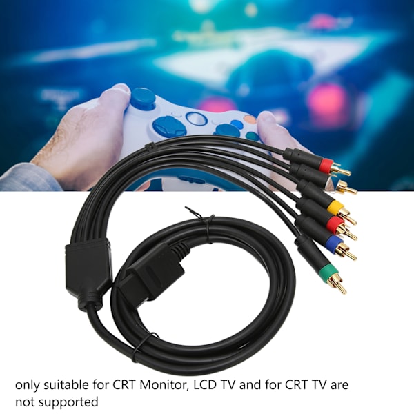 RGB RGBS Multifunktionell Kompositkabel Sladd Hög Flexibilitet Mjuk Stabil Komponent AV-kabel med 4 BNC-huvuden