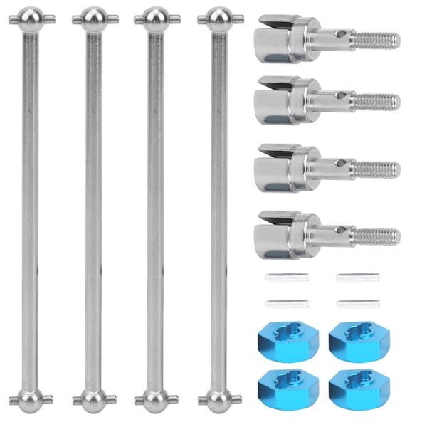 Universaali vetoakseli 5mm pyörännavan sovitin yhdistin sopii HSP 94111 94108 1/10 RC-autoonHopea