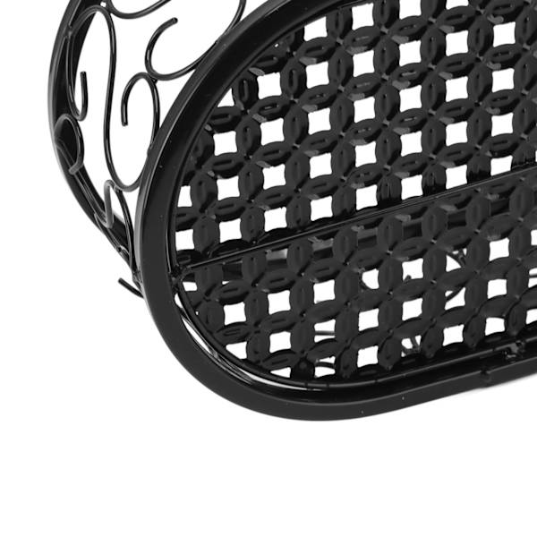 Metallikukkateline Parvekkeen koriste Rautainen Kukkalaatikko Hylly Ripustettava Mehikasvi KukkateLINE Ikkunalaudalle Puutarhaan 2,5 cm:n kaiteille 30x20x12cm