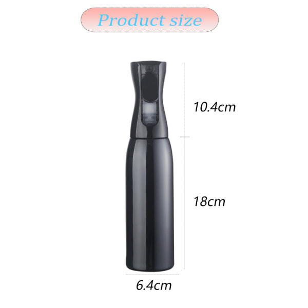 500ML Hårsprayflaska - Ultrafin kontinuerlig vattenstråle för ha