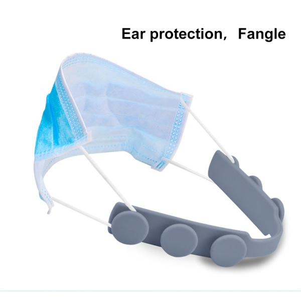 Spännefri öronbältesremförlängare, anti-åtstramningsmask
