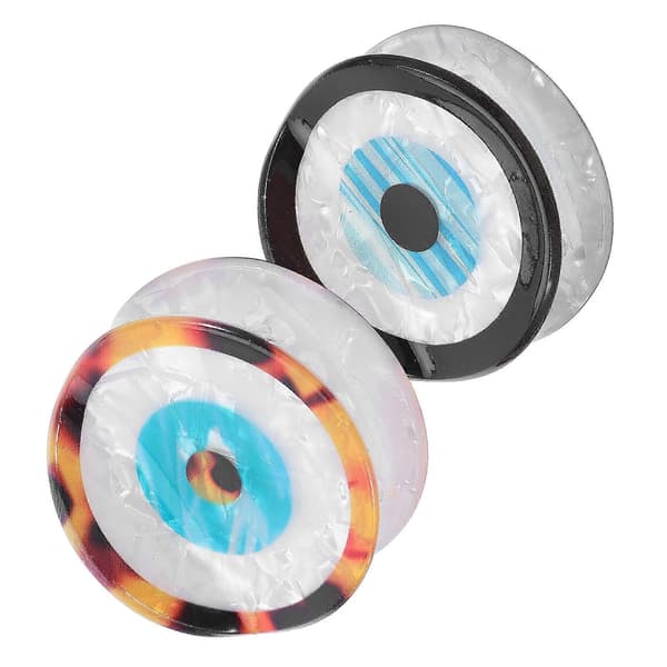 Hårklämmor med Evil Eye-motiv för flickor, 4-pack