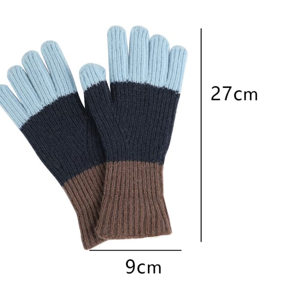 Handskar, Touchscreen Varm Termisk Fleece Stickade Handskar