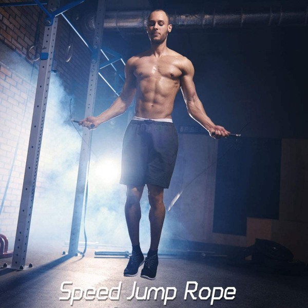 Jump Rope, Speed ​​Skipping Rope med Calorie Counter, for