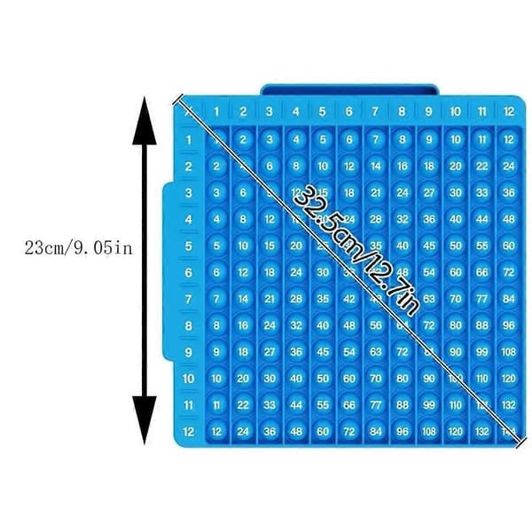Flashcards for barn matte-fidget-lekebrett addisjon/subtraksjon/multiplikasjon/divisjon matte-flashcard-sett for gutter og jenter Blue Style