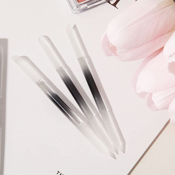 Glas neglfil, manicure dobbeltsidet professionel neglfil til gelnegle