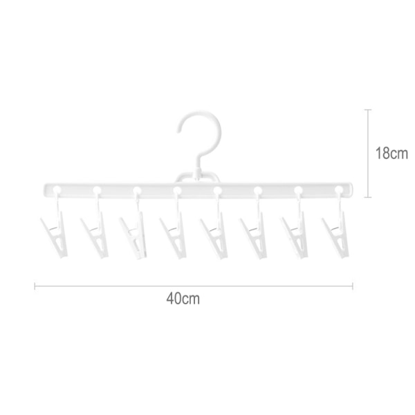 Multifunktionell klädesplagg, kraftfull hattklämma, icke märkning vara white
