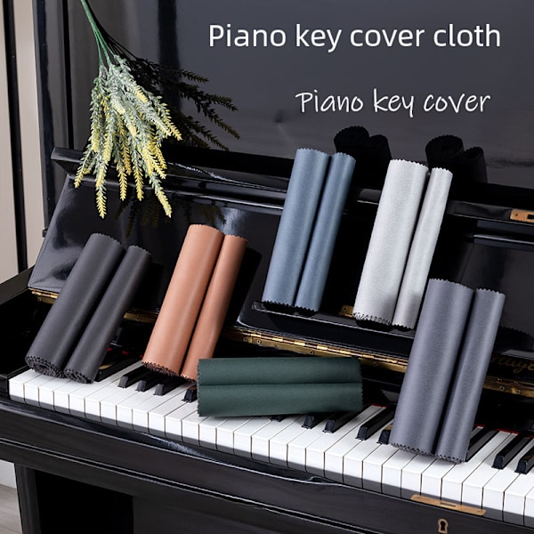 Piano Tastatur Støvdeksel Klut Tastatur Nylon 88 Tangenter Trekant Vertikal Elektrisk Piano Håndkle Piano Tangent Enkel Klut Deksel