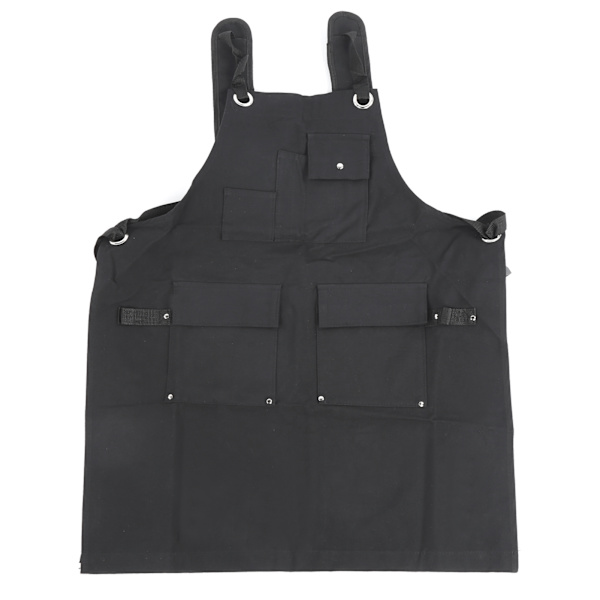 Utomhus Camping Utility Working Canvas Förkläde Verktygsförvaring Förkläde med Justerbar Rem XL