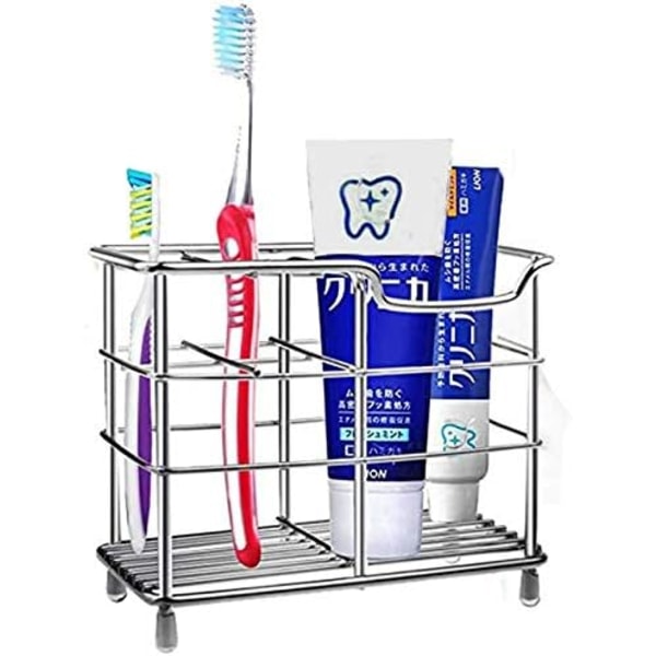 Tandborsthållare i rostfritt stål för snabb torkning, elegant design som främjar hygien och rostbeständighet, premiumkonstruktion för hållbarhet