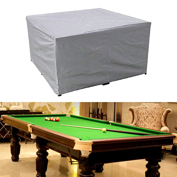7/8/9ft Biljardipöydän Peite Huonekalujen Sateensuoja UV-Hopea Biljardipöydän Peite, Biljardipöydän Vedenpitävä Peite Snooker Biljardipöytä