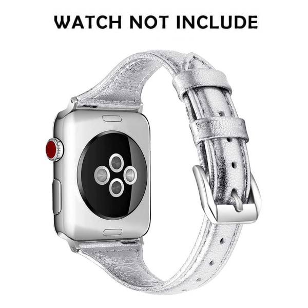 Læderbånd kompatible med Apple Watch 38mm-40mm /42mm-44mm,