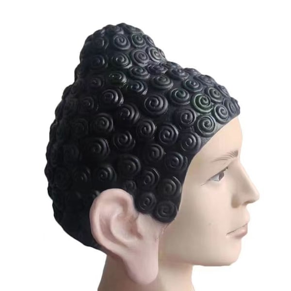Cosplay Huvudbonad, TathaGata Buddha Stil Badmössor, Flexibla Latex Partyartiklar för Maskerader, Halkfri Design Säkerställer Bekväm Passform för