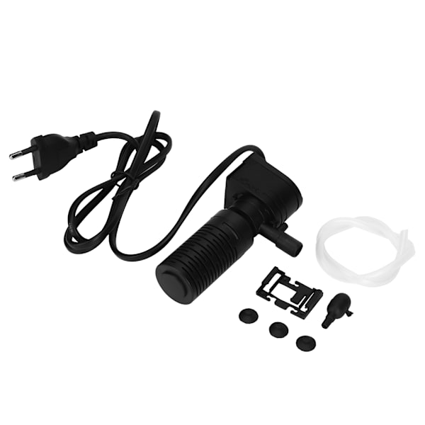 Mini akvarium fisketank lavt vannspray oksygenfilterpumpe HX 200L trommel EU-plugg 220-240V