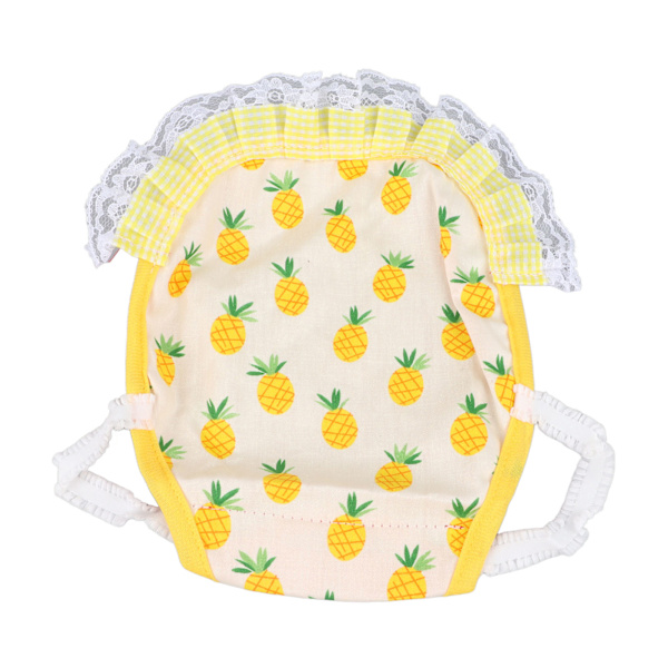 Kana Satula Esiliina Kaksinkertainen Kerros Puuvilla Mukava Kana Sulka Kiinnitin Siipi Selkäsuoja Siipikarjan Keltainen Ananas
