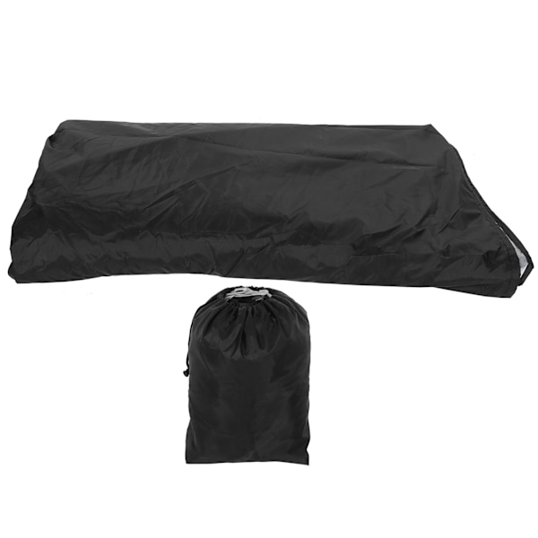 Svart U-formad sofföverdrag Dammsäker Vattentät Utomhusmöbelskydd 321x155x76/86cm
