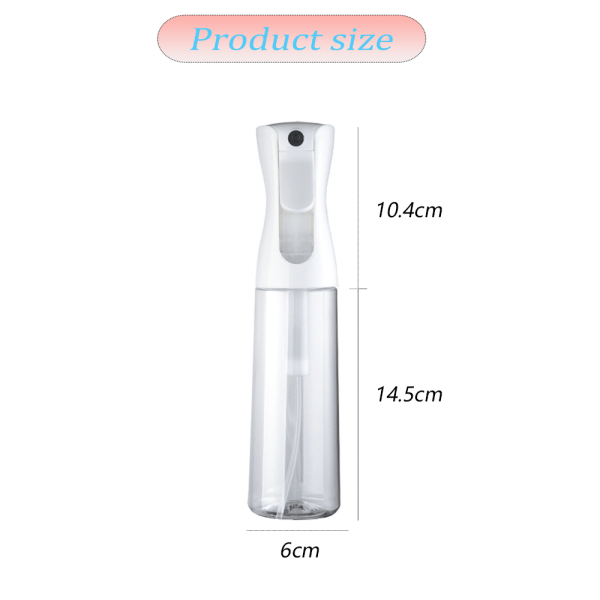 (10 oz/300 ml) kontinuerlig sprayflaske tom superfin plastik m
