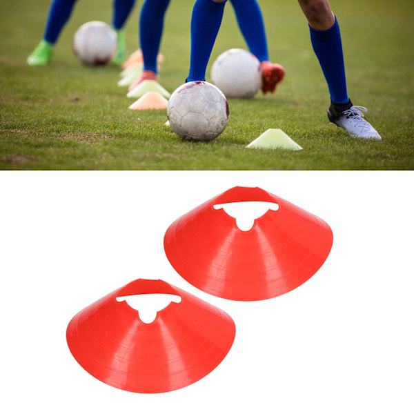 10 PCS 8cm Soccer Disc Cones High Flower Mouth Large Marker Disc Training Corner Obstacle Disc