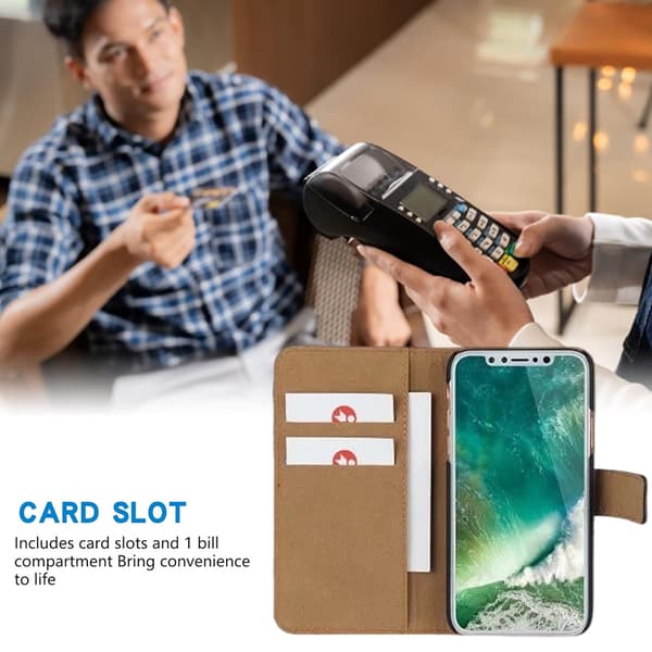 iPhone 12/12 Pro Ekte Lær Etui - Brun