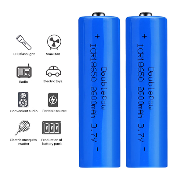 18650 1500mah Apex-batteri, explosionssäker, läckagesäker, laddningsbar för ficklampa, radio, hushållsbatteri