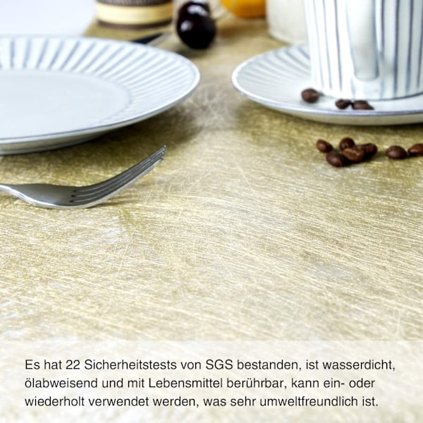 Elegant Guld Bordslöpare, Återanvändbart Dekorativt Tyg för Lyxig Lyster, Högkvalitativ Polyester, Perfekt för Bröllop, Jul och Mer, 30Cm X