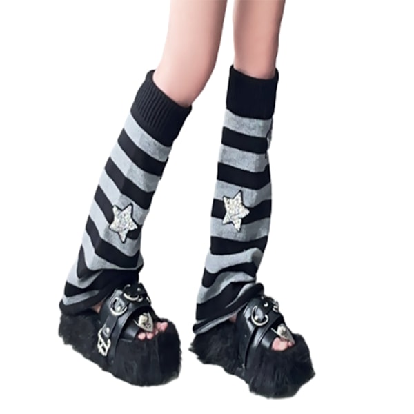 Loose Knitted Leg Warmers Women, Winter Leg Warmers Lolita Leg Warmers