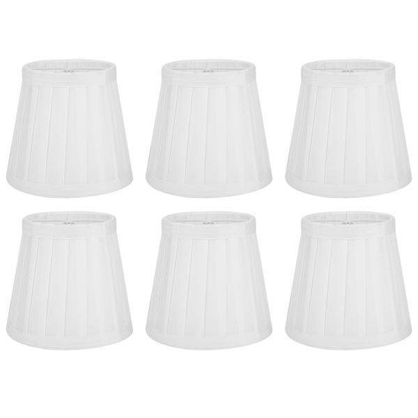 6 kpl Modern Fabric Desktop Lampshade Chandelier Wall Light Lamp Cover for Home Decoration