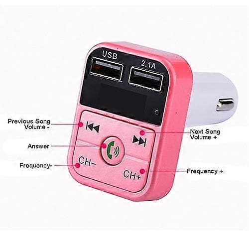 B2 Dual USB-lade Bluetooth FM-sender