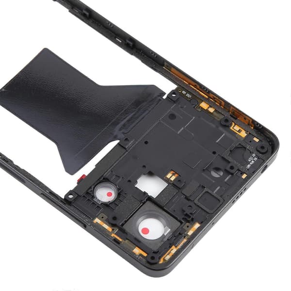 Original midtre ramme for Xiaomi Redmi Note 12 Pro 5G Black